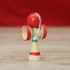 Miniature Japanese Traditional Wooden Kendama Toy (6.5cm H x 3cm W x 2cm D) Set of 10 for Commercial Use