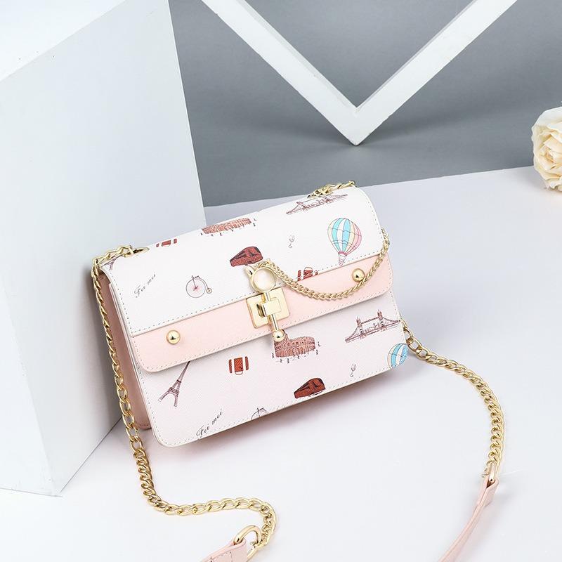 Bags New niche bags Women's bags Crossbody bags Chain bags Underarm bags Summer versatile light luxury small square bags Luggage