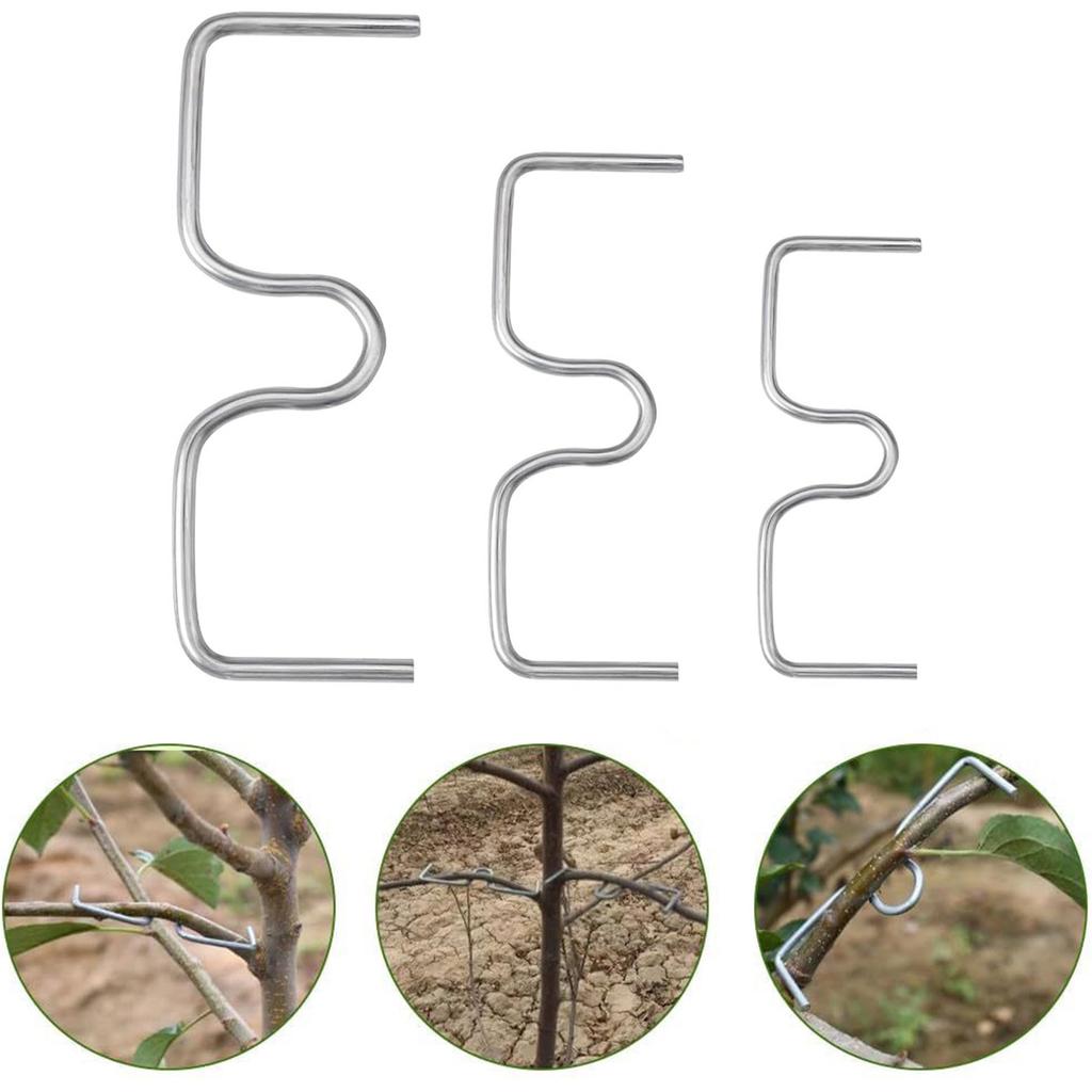 30pcs Tree Branch Spreaders for Fruit Trees Metal Branch Trainers for Garden Use In Various 8/10/13cm Sizes
