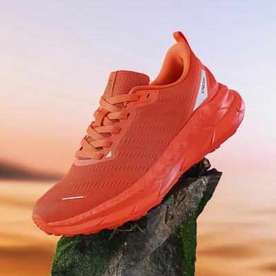 Men's Shoes 2025 Autumn New Breathable Mesh Shoes Outdoor Sports Shoes Soft Sole Carbon Plate Wear-resistant Cushioning Versatile Running Shoes