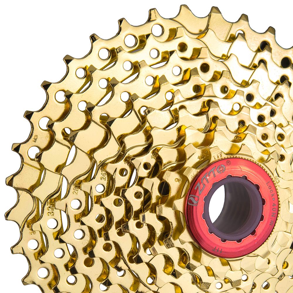 ZTTO Gold Golden Bike 11 36T Cassette Sprocket Parts 9 10 Speed Optional