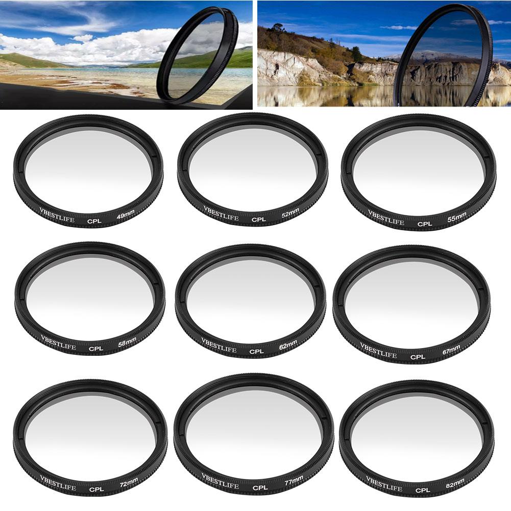 Vbestlife Camera Polarizing Filter 67mm Ultra Slim Optical Glass CPL Circular Pole Filter Camera Lens Filter in Alloy Vbestlife Camera Polarizing Filter 67mm Ultra Slim Optical Glass CPL Circular Pole Filter Camera Lens Filter in Alloy