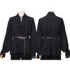 Vikingly Style Halloween Shirt Steampunks Gothic Blouse With Ruffled Sleeves Design For Men’s Costume