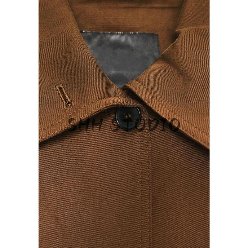 Autumn New Women's Clothing French Style Design Short Lapels Long Sleeves Pleated Strap Decoration Outwear 8091427