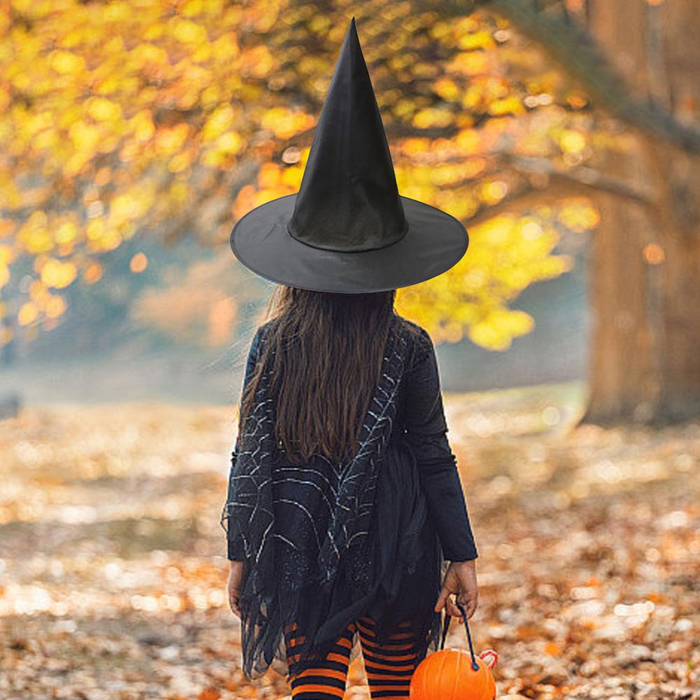 

Halloween Witch Hat Hanging Ornament DIY Witch Costume Accessories Witches Hat Hanging Witch Hats Decor for Outdoor Garden Decor