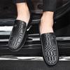 Loafers Läderskor för Män Golf Arbete Business Herrskor Spegel Lyxskodon Designer Skate Cricket Stilfull Casual Platt Sko