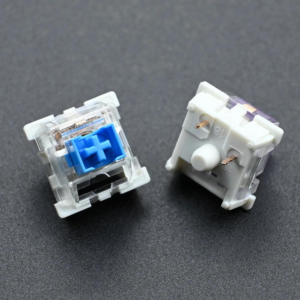 50 PEZZI Switch per Tastiera Clicker per Tastiera Sostituzione Tasti Switch Tattile a 3 Pin Accessori di Ricambio per Tastiera