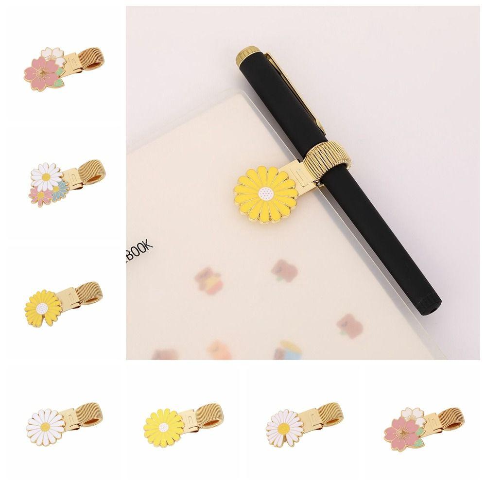 Flower Magnet Clip Daisy Notebook Marker Creative Page Divider  Student