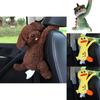 Cartoon Animal Car Tissue Box Plush Material Backseat Hanging Cute Design