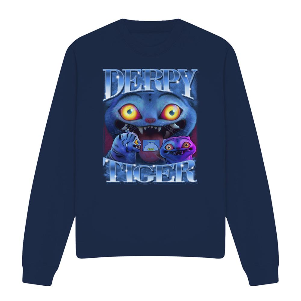 K-Pop Demon Hunters Unisex Adult Derpy Tiger Sweatshirt
