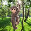 Handmade Monkey Hanging Ornament Cute Animal Statue Garden Climbing Monkey Figurine  Home Decor