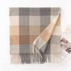 Girl's Shawl, Warm Scarf, Scarf, Couple's Scarf, Tassel, Gradient Color, Thick, Cold Proof, Warm Shawl