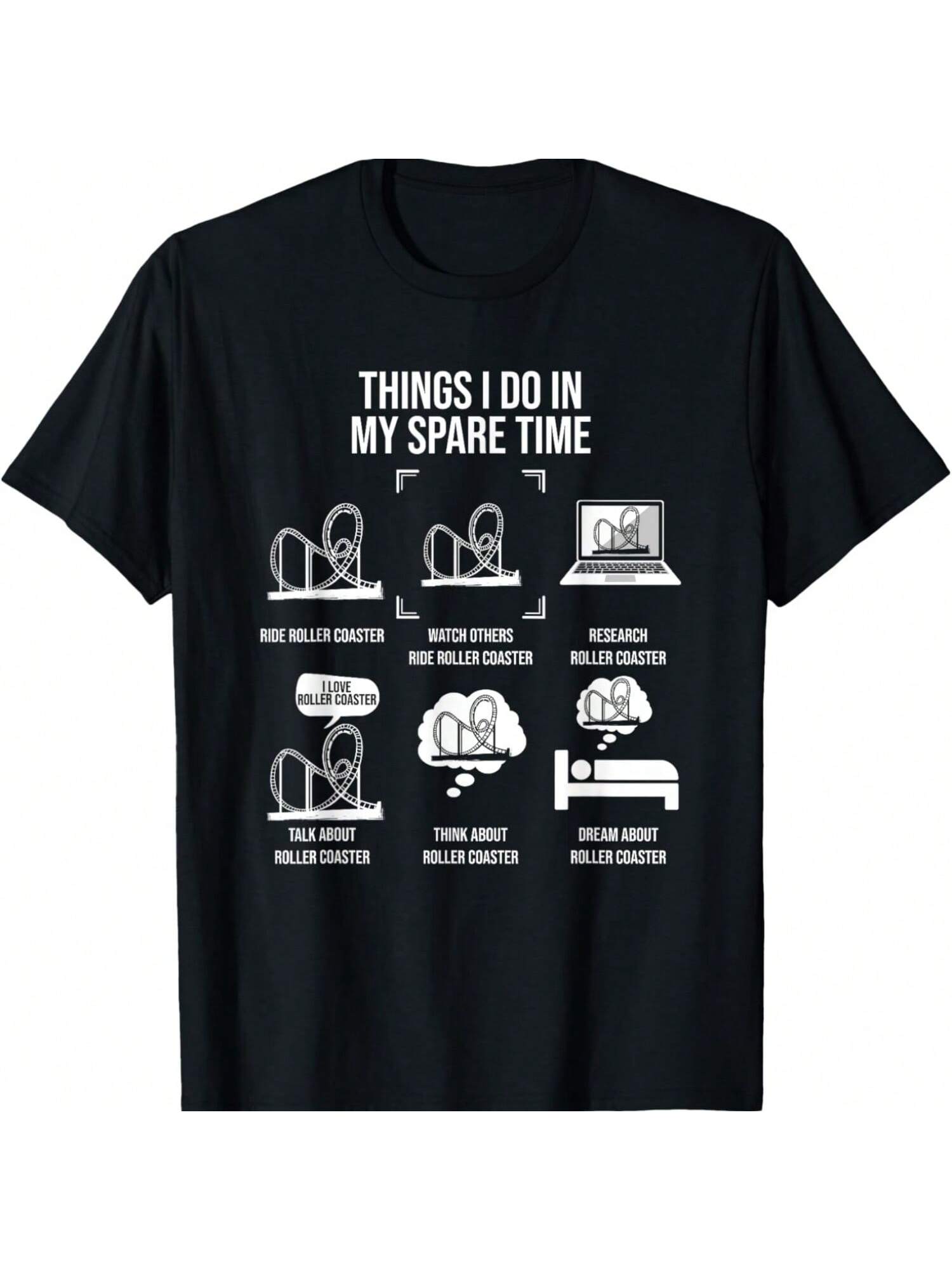 

Roller Coaster Enthusiast Women s Cotton TShirt, Premium Cotton Quality Print, Durable And Longlasting, Casual Fashion Style XXXXXL чёрный