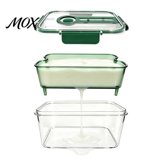 Breathable Food Container Crisper Box, with Mesh Drain Strainer, Tofu Whey Refrigerator Organizer Bin Separation Container, for Fresh Fruit Vegetable