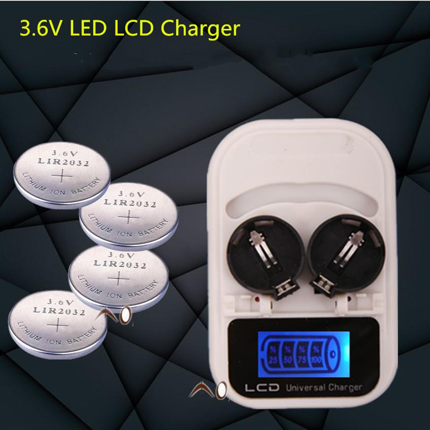 

Умное зарядное устройство с ЖК-дисплеем, 3,6 В, ЖК-дисплей, вилка европейского/американского стандарта, кнопка зарядного устройства для аккумуляторной батареи LIR2032 LIR2025 LIR2016, светодиодное зарядное устройство для батареи