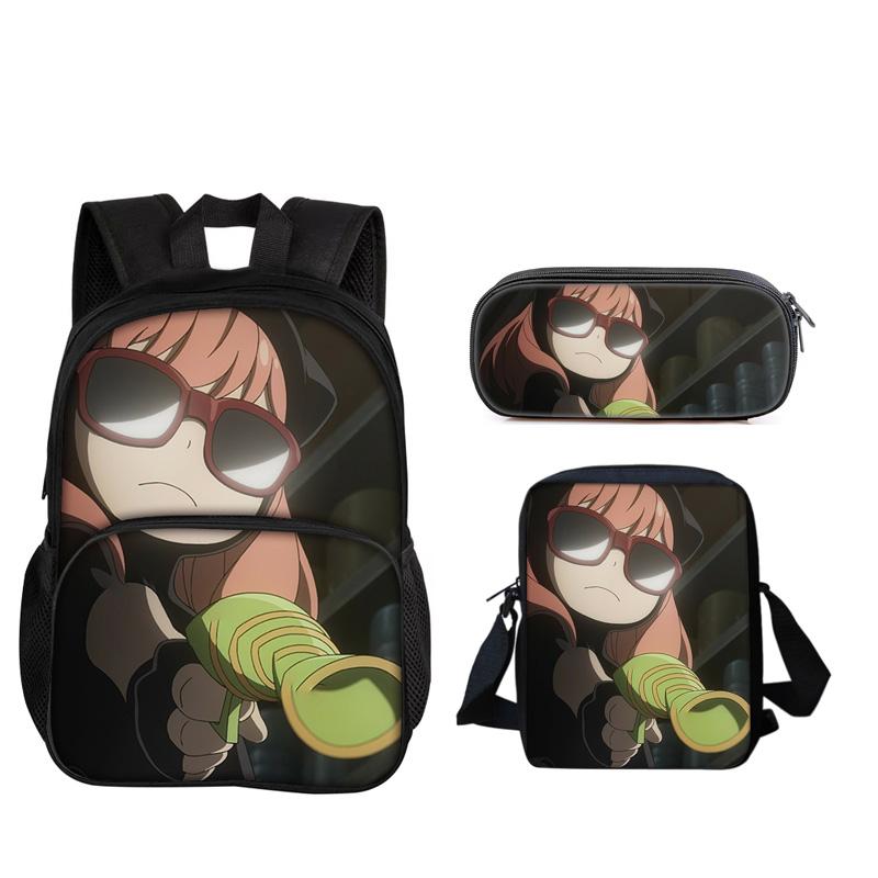 3pcs Set Knapsack for Boys Girls Best Gift Regretevator Gnarpy Child School With Lunch Box Pencil Bags School Pupil Bags