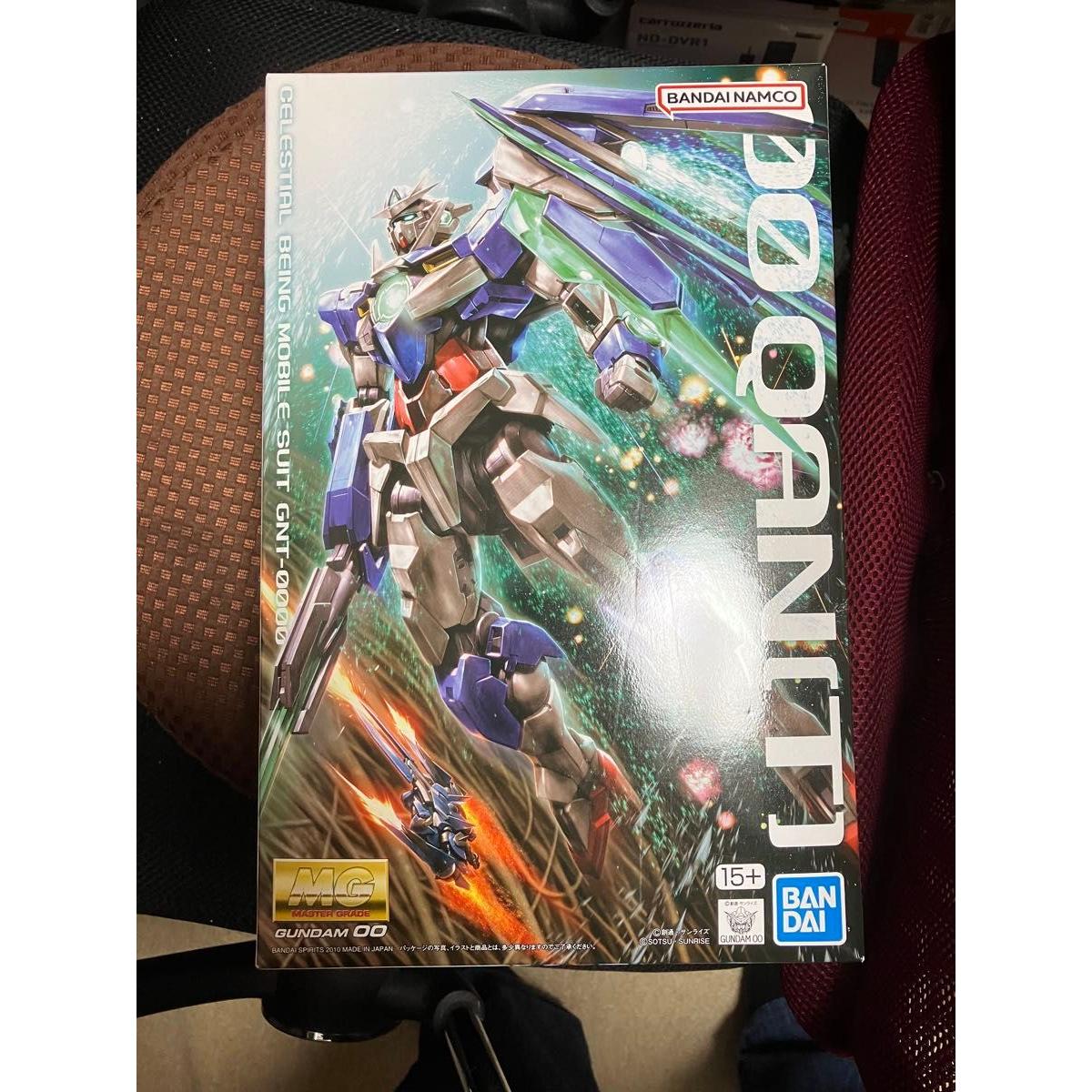 Used MG 1/100 Double O Quanta GNT-0000 Gunpla Bandai