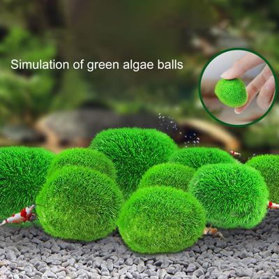 Decorazione per acquari, bella forma, sicura, senza inquinamento, simulata, lavorazione di pregio, puntelli in resina verde