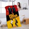 Pulp Fiction Film Classico Quentin Tarantino Coperta in Microfibra Teli da Spiaggia Stampa Oversize Asciugamano Coperta Super Assorbente