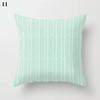Mint Green Printed Decorative Pillowcase Office Living Room Car Ornaments Home Pillowcase