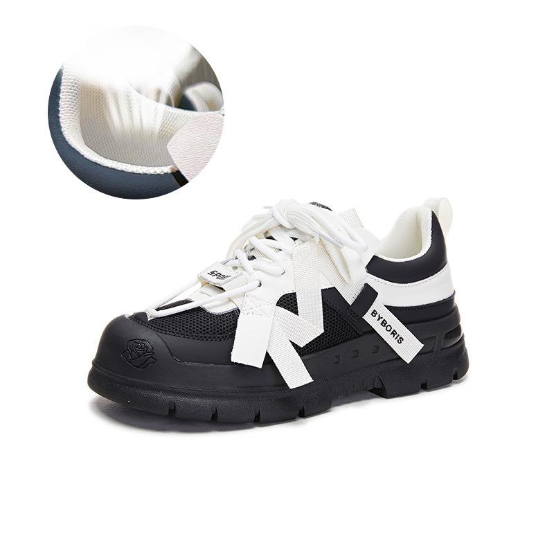 

Кожаные туфли Daddy Shoes на пружинной платформе с подъемом для женщин 40 чёрный