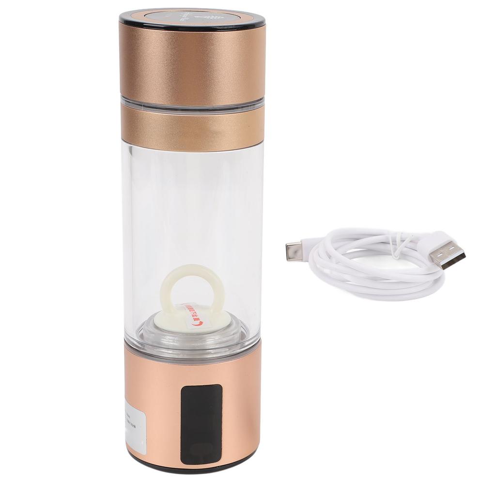 Hydrogen Water Bottle 260ml Rechargeable Portable Hydrogen Water Machine Generator SPE PEM Technology Hydrogen Water Ionizer Machine