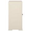VidaXL Plastic Cabinet 79x43x85.5 Cm Wood Design Cream 340595