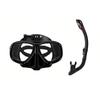 Snorkeling Mask with Action Cam Mount Dry Snorkel Set Comfortable Silicone Diving Goggle for Travel Easy Breathing