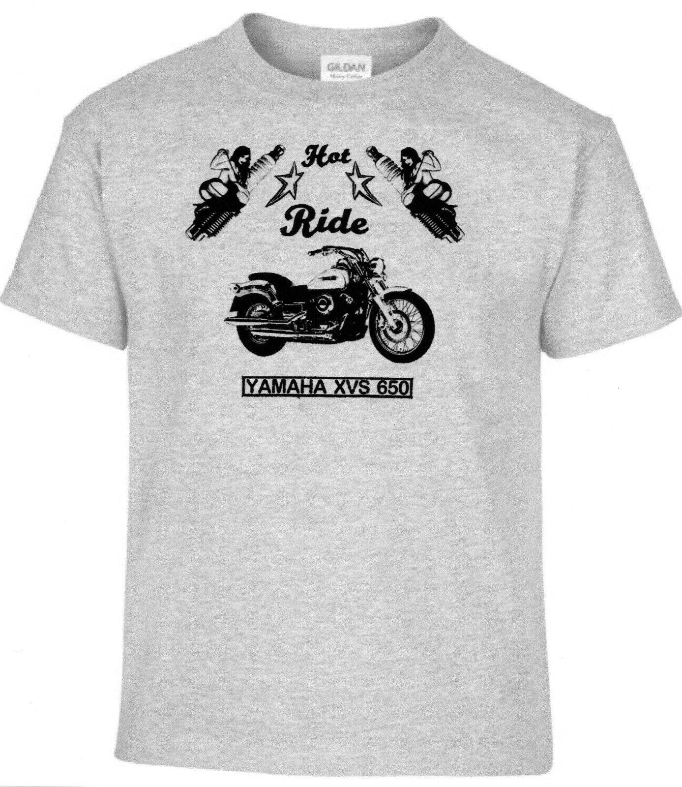 

Unisex T-Shirt Yamaha Xvs 650 Pinup Motorcycle Bike Oldtimer Youngtimer