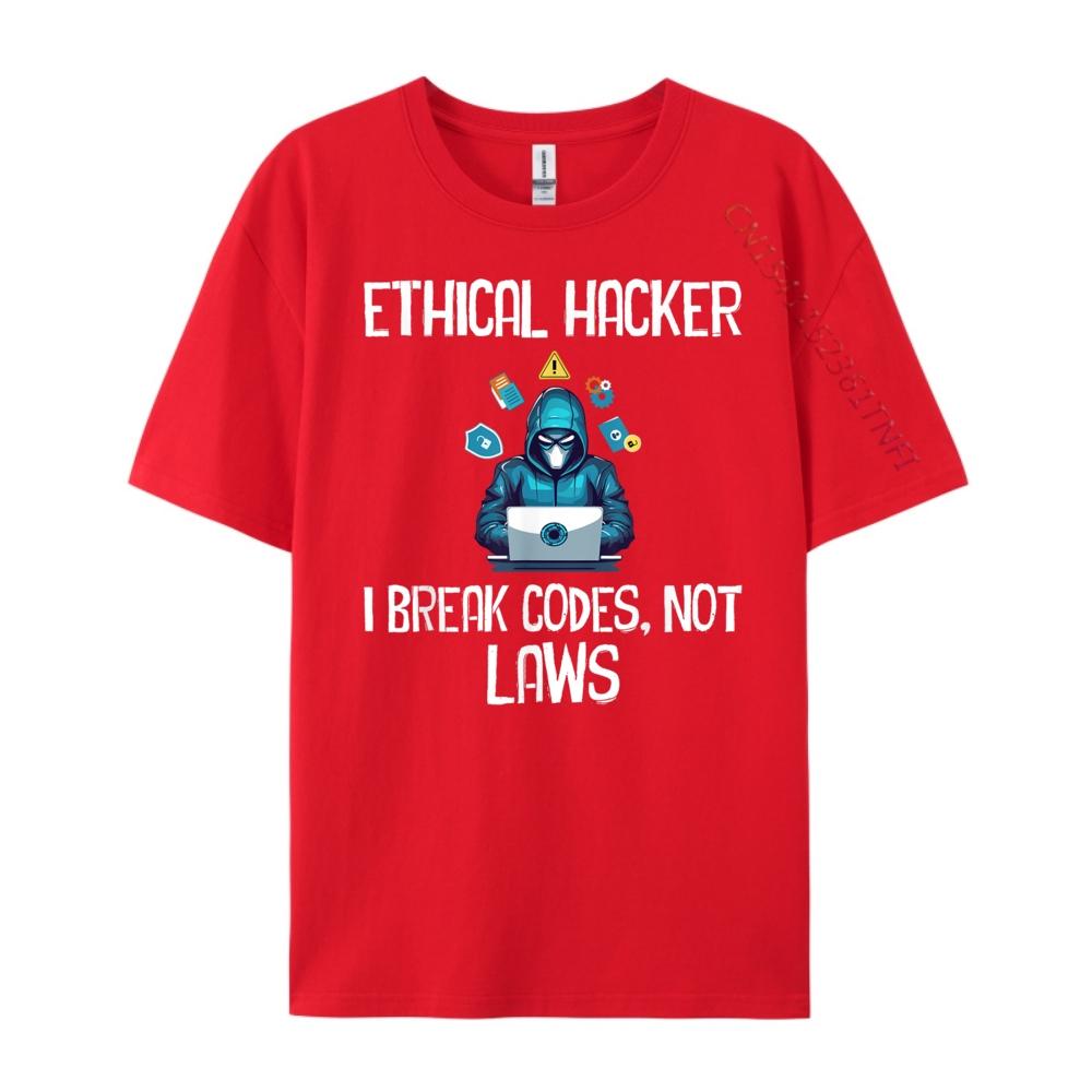 Ethical Hacking Analyst Ethical Cyber Security Vintage T Shirt Men Woman Band Tshirts Graphic Short sleeve S