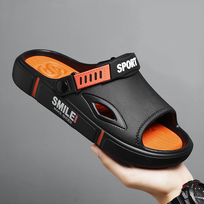 

Fashion EVA Men s Slippers Summer Indoor Home Shoes Non-Slip Bathroom Slides Outdoor Comfortable Beach Shoes Couple Garden Shoes 45
