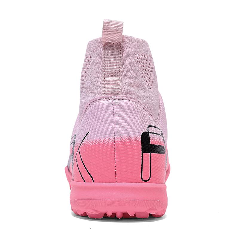 Kinder/Herren Socken Mund Fußballschuhe Gummi Weiche Sohle Kurzen Nagel Kunstrasen Leder Jugend Kinder Fußballschuhe