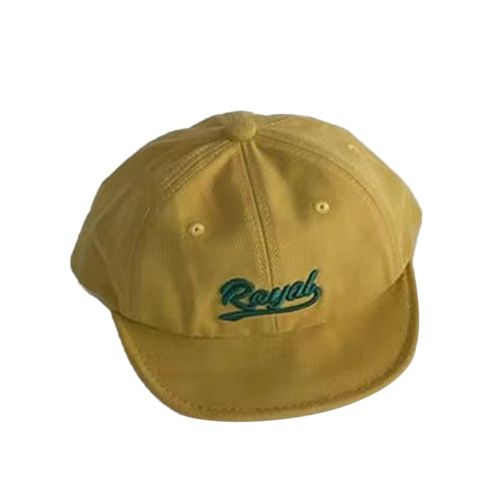 Letter Embroidery Kids Baseball Cap Solid Color Sun Hat Boys Girls Caps Peaked Hats
