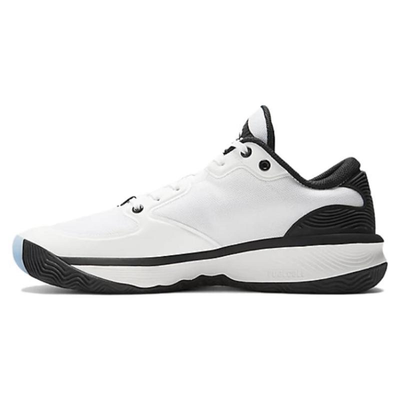 

New Balance Hesi Cushioned Wear-Resistant Breathable Low-Top Vintage Basketball Shoes Men s White Black Sneakers BBHSLB1 42
