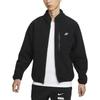 New Nike Club Velvet-feel Coat Men's Black/White FZ0889-010