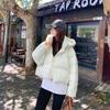 Fashion Puff Down Cotton-padded Clothes for Women's Winter New Short Models, Small People Are Super Good-looking Cotton-padded Jackets, and Thick Coat