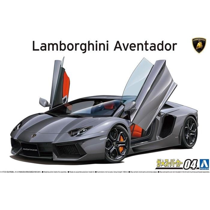 Aoshima The Supercar Series 1/24 '11 Lamborghini Aventador Plastic Model