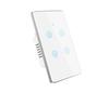 2023 New Arriving Touch Wall Switch Tuya Smart Home Wall Switch US & EU Standard 1/2/3/4 Gang Wall Switch with Metal Bezel