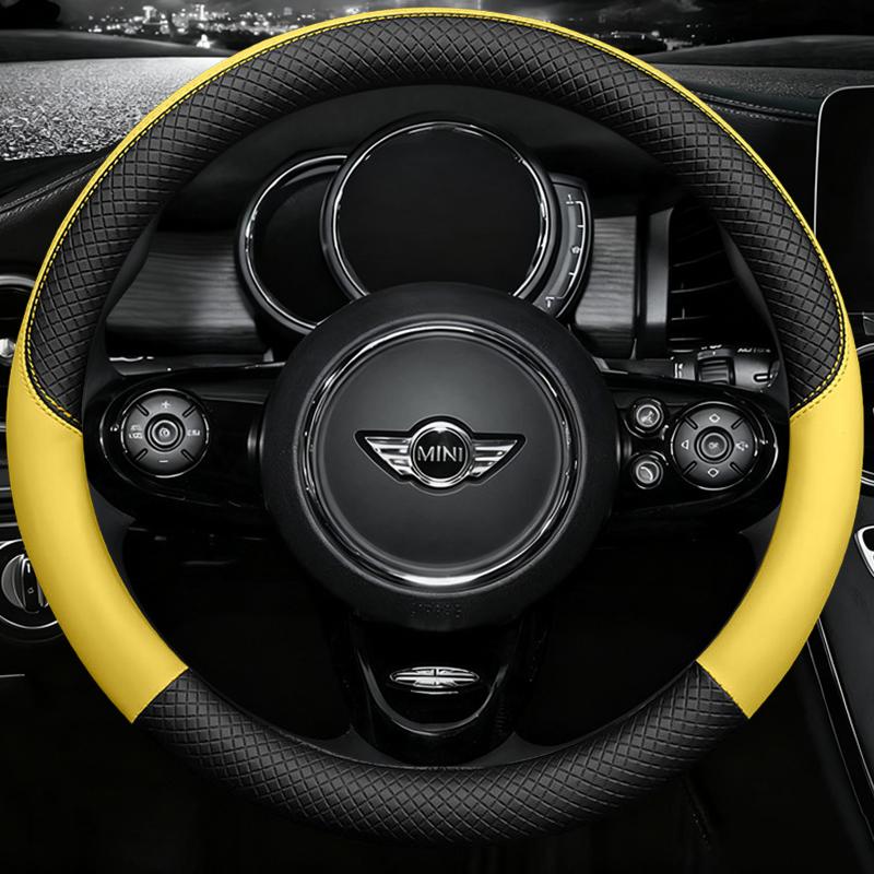 

Car Steering Wheel Cover For MINI Cooper R50 R55 R56 F57 Clubman Countryman Clubvan Coupe Auto Accessories