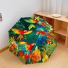 1 PC Automatic Folding Umbrella - Macaw Pattern, Portable & Foldable Design with 8 Ribs, Christmas Birthday Gifts
