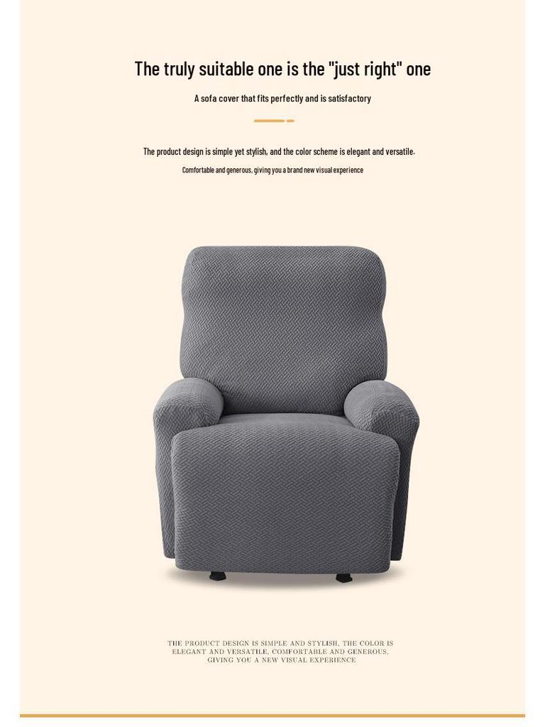 Thickened Non-Slip Sofa Cover for Massage Recliner Chair, Pet & Dirt Resistant.