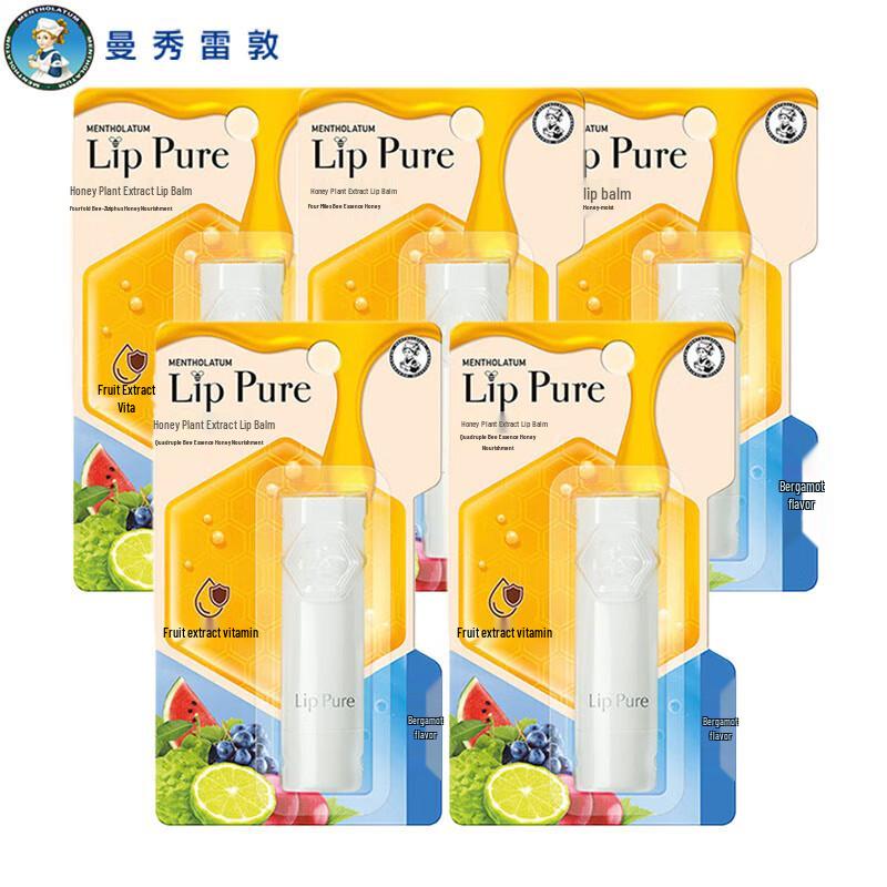 

Mentholatum Nourishing Lip Balm with Bee Extract & Bergamot