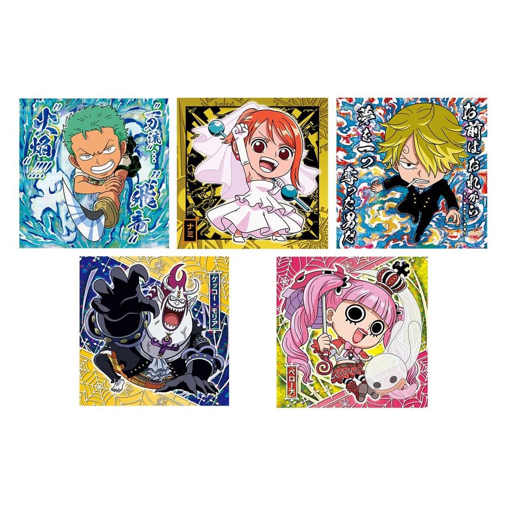 BANDAI Niformation One Piece Piratsegl Vaffelkjekser Boks Godteri Leketøy LOG.12 20 Stk