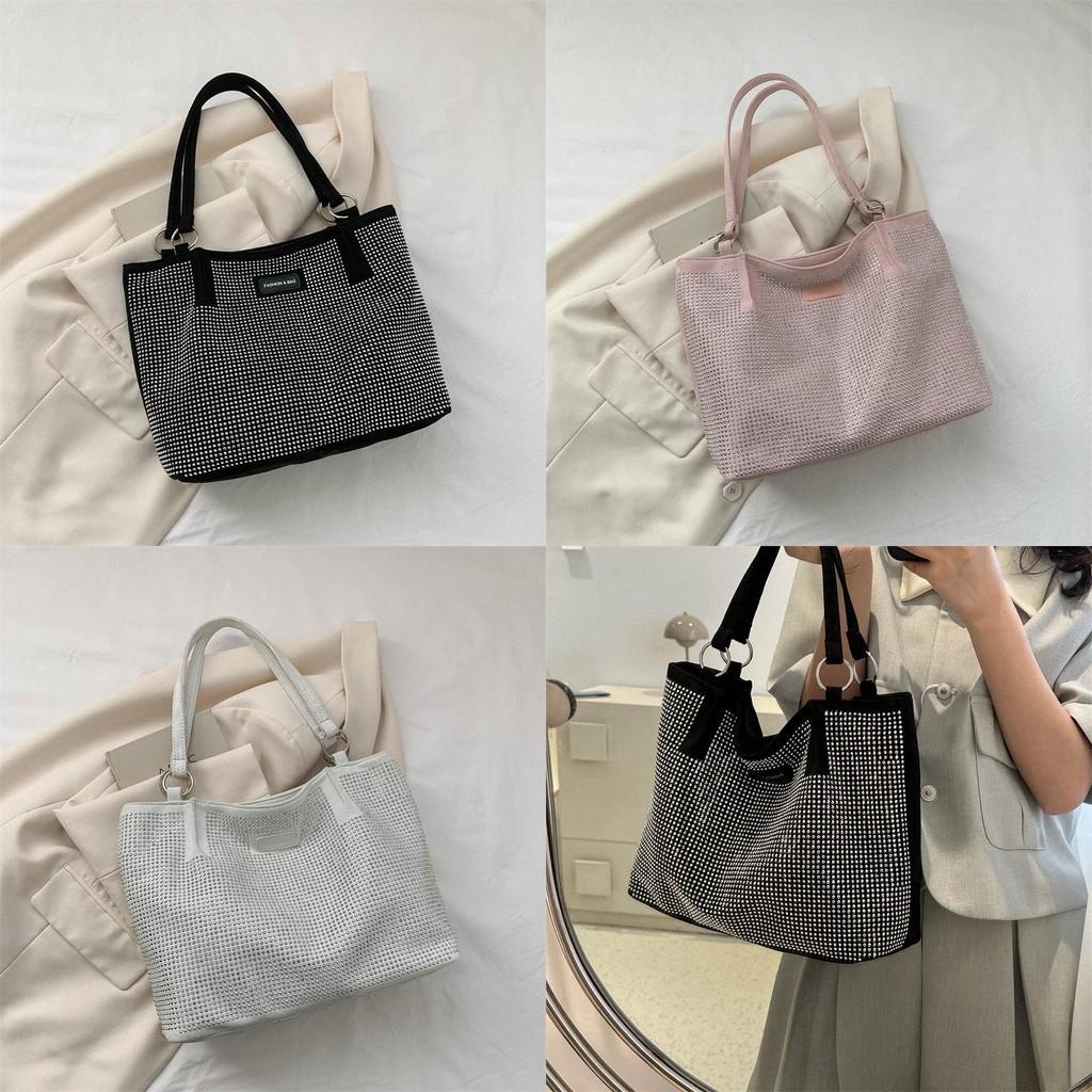Spacious Trendy 2023 Summer Tote Bag Urban Style Soft Bucket Handbag For Women