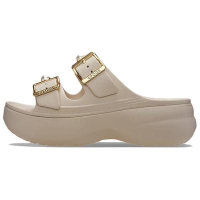 Classic Cloud Comfort Decorative Slide Sandals Women Sandals Beige Gold 215573-2TC