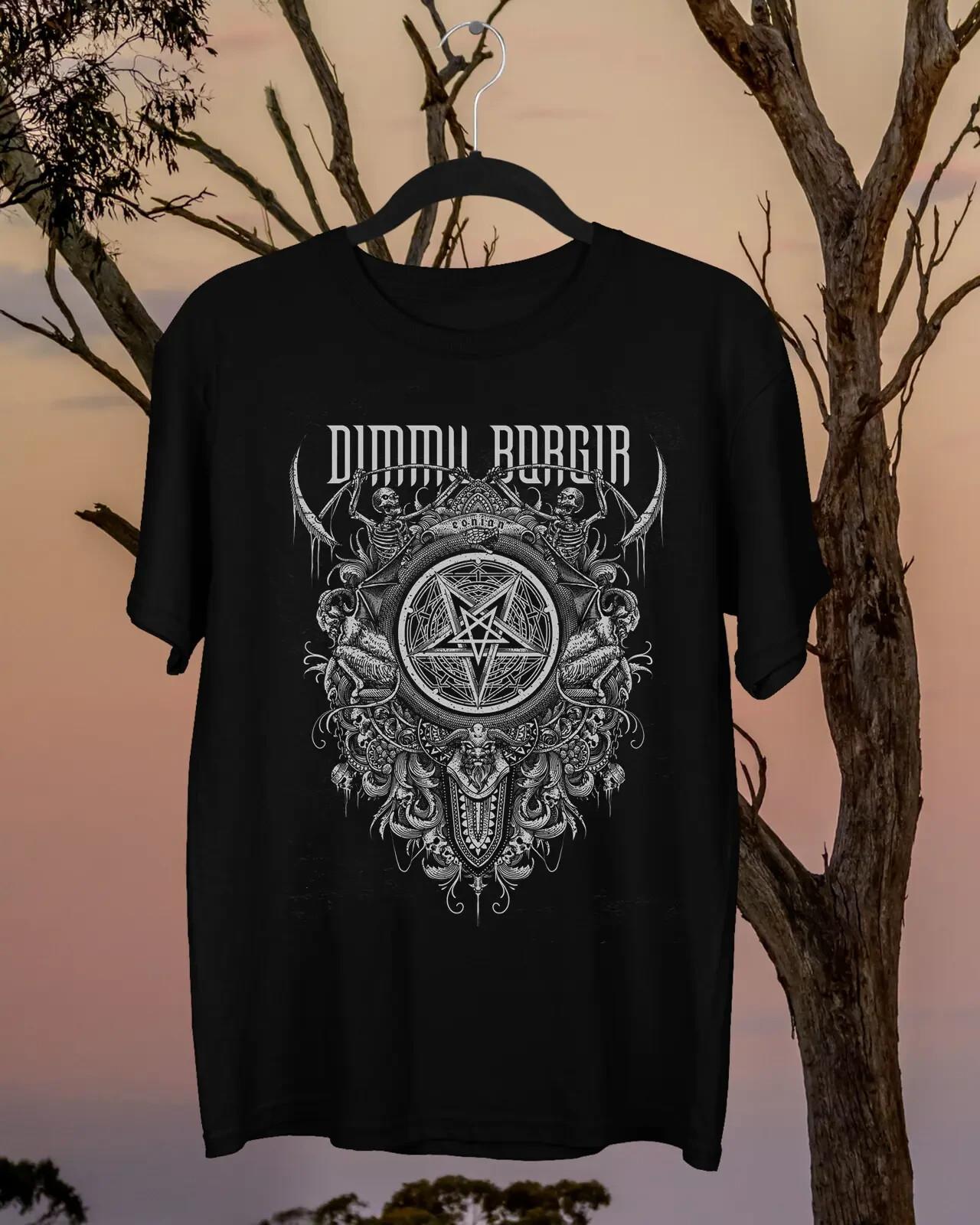 NEW DIMMU BORGIR Band Gift For Fan Black All Size T-Shirt XL