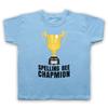 Spelling Bee Chapmion Funny Bad Champion Parody Trophy Kids Childs T-Shirt