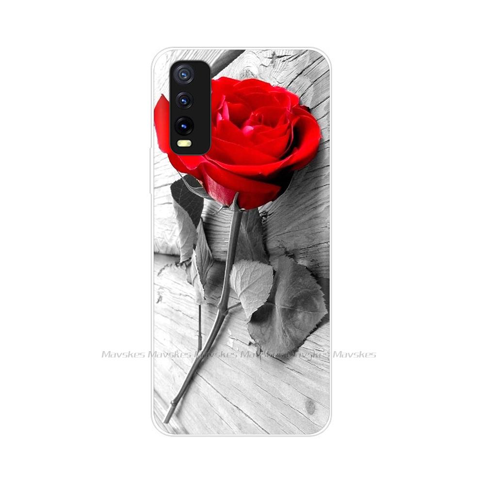 For Coque Vivo Y11s Case Soft Silicone Fundas Back Cover For Vivo Y11s V2027 V2029 Cute Phone Case For Vivo Y 11s TPU Bumper