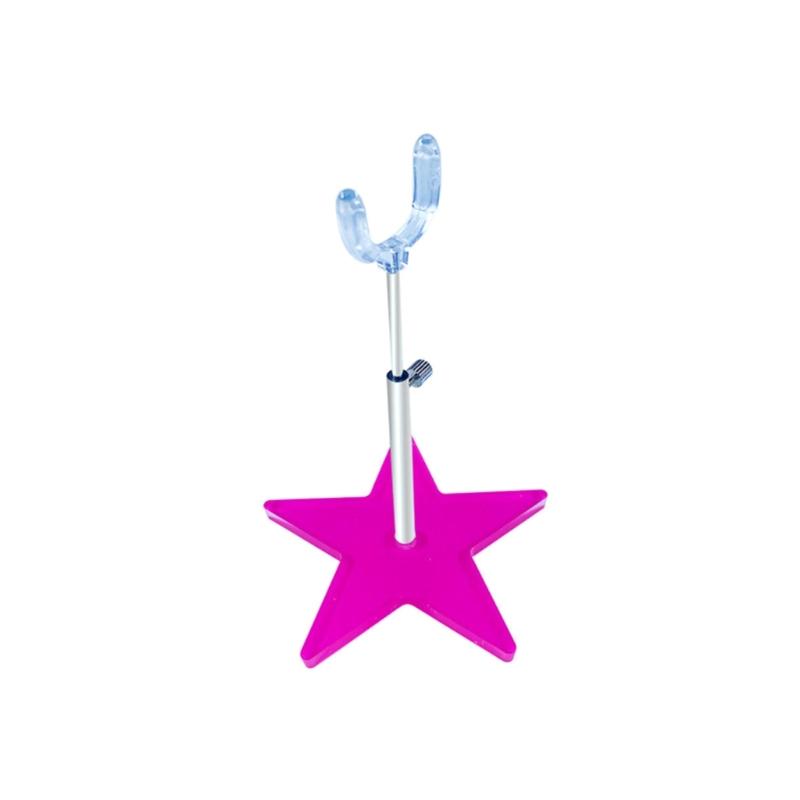 Creative Star Shape Base Ball Joint Doll Display Stand For 1/8 1/12 Action Figures With Stable Support And Easy Assembly