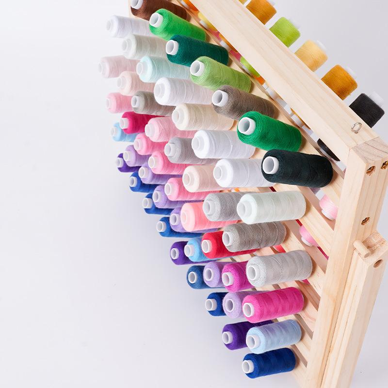 Solid wood spool rack, cable storage rack, household hand-woven thread drawing tool, winding sewing machine thread rack